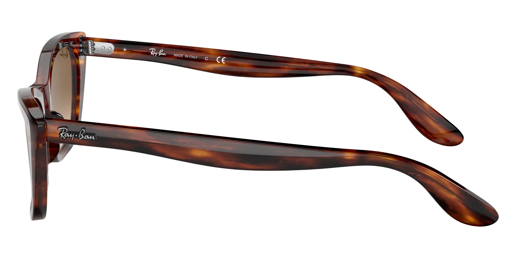 Ray-Ban RB2299 Lady Burbank 954/51 55 - Striped Havana / Clear/Brown #id:rb229995451_s:102110