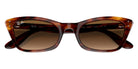 Ray-Ban RB2299 Lady Burbank 954/51 55 - Striped Havana / Clear/Brown #id:rb229995451_s:102125
