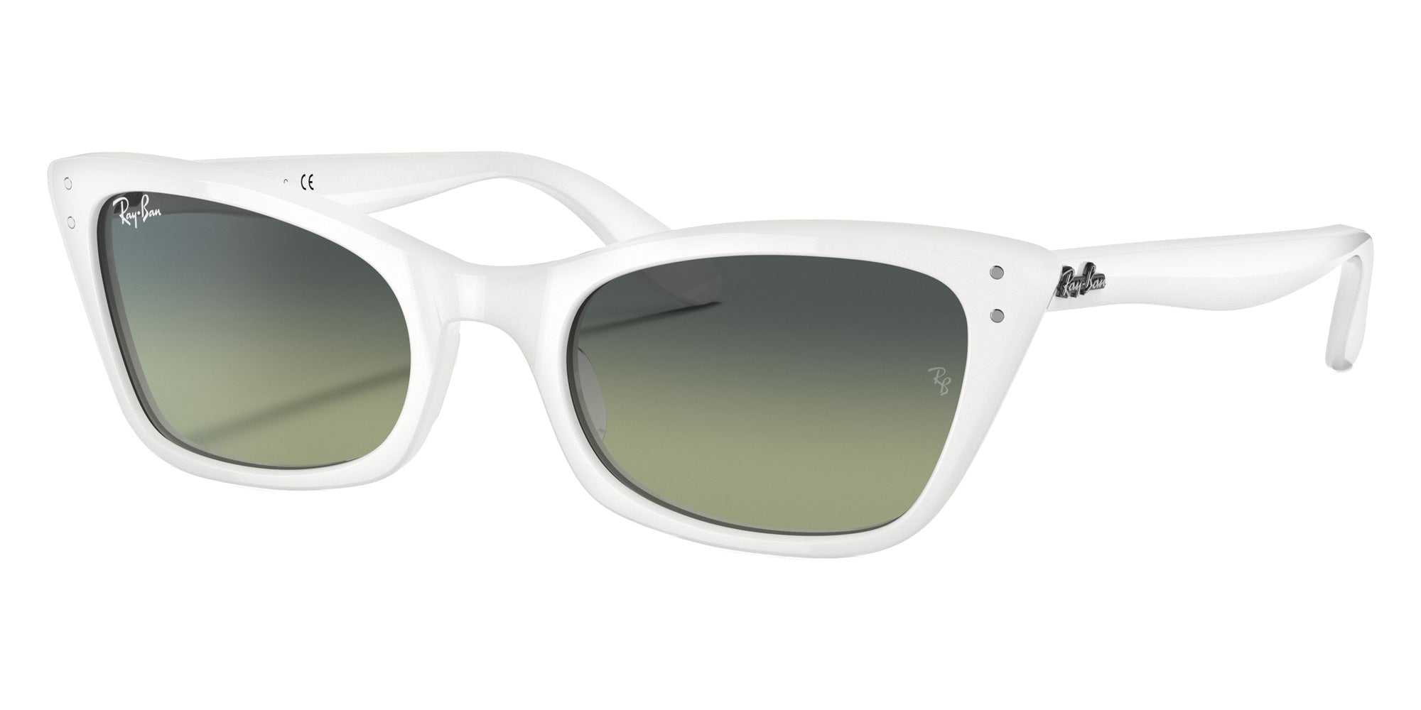 Ray-Ban RB2299 Lady Burbank 975/BH 52 - White / Green Vintage #id:rb2299975bh_s:104105