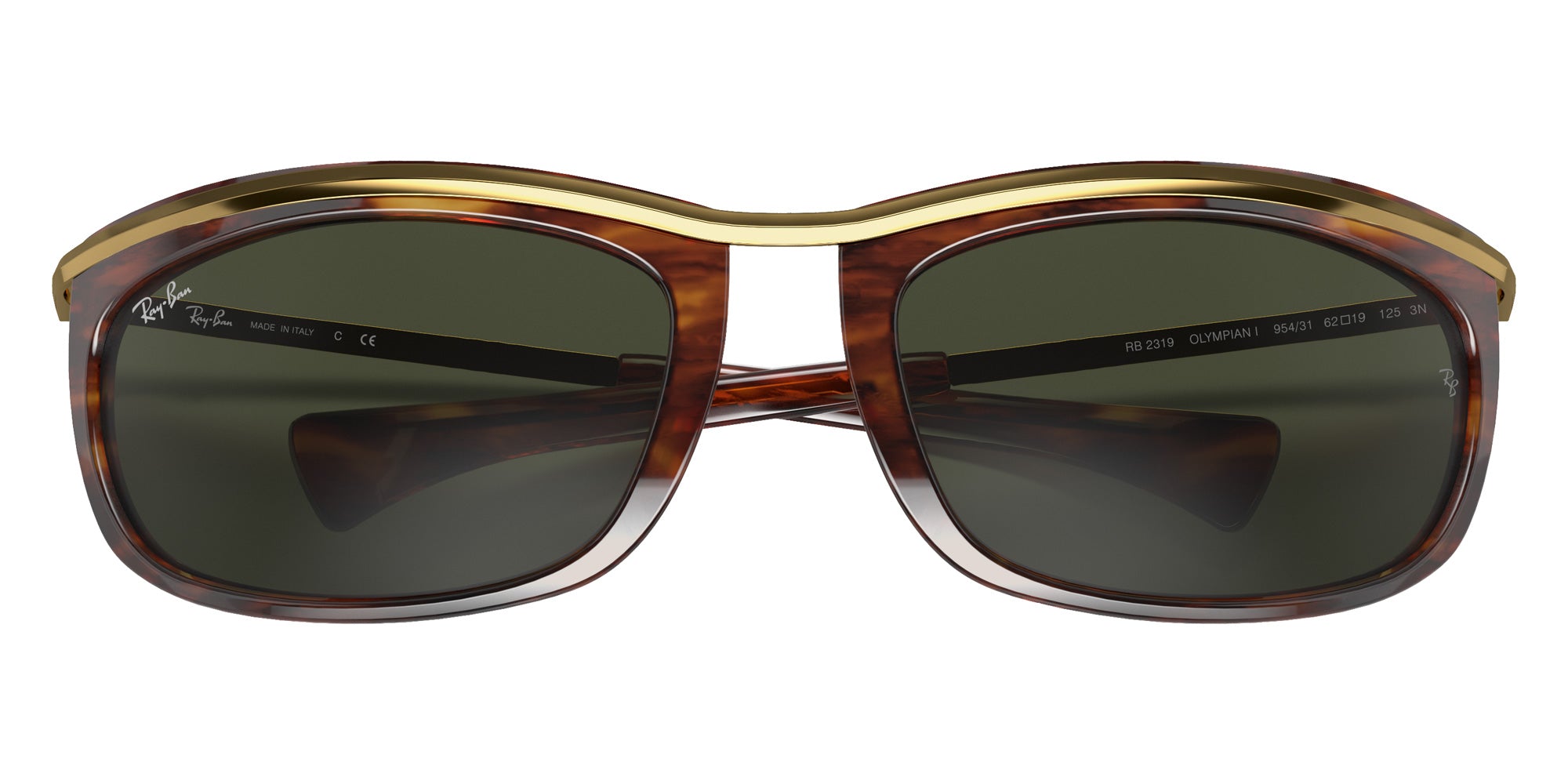 Ray-Ban RB2319 Olympian I 954/31 62 - Striped Havana / G-15 Green #id:rb231995431_s:100125