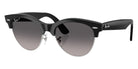 Ray-Ban RB2341 Clubmaster Way 1354M3 54 - Black on Silver / Gray Gradient Polarized #id:rb23411354m3_s:100105