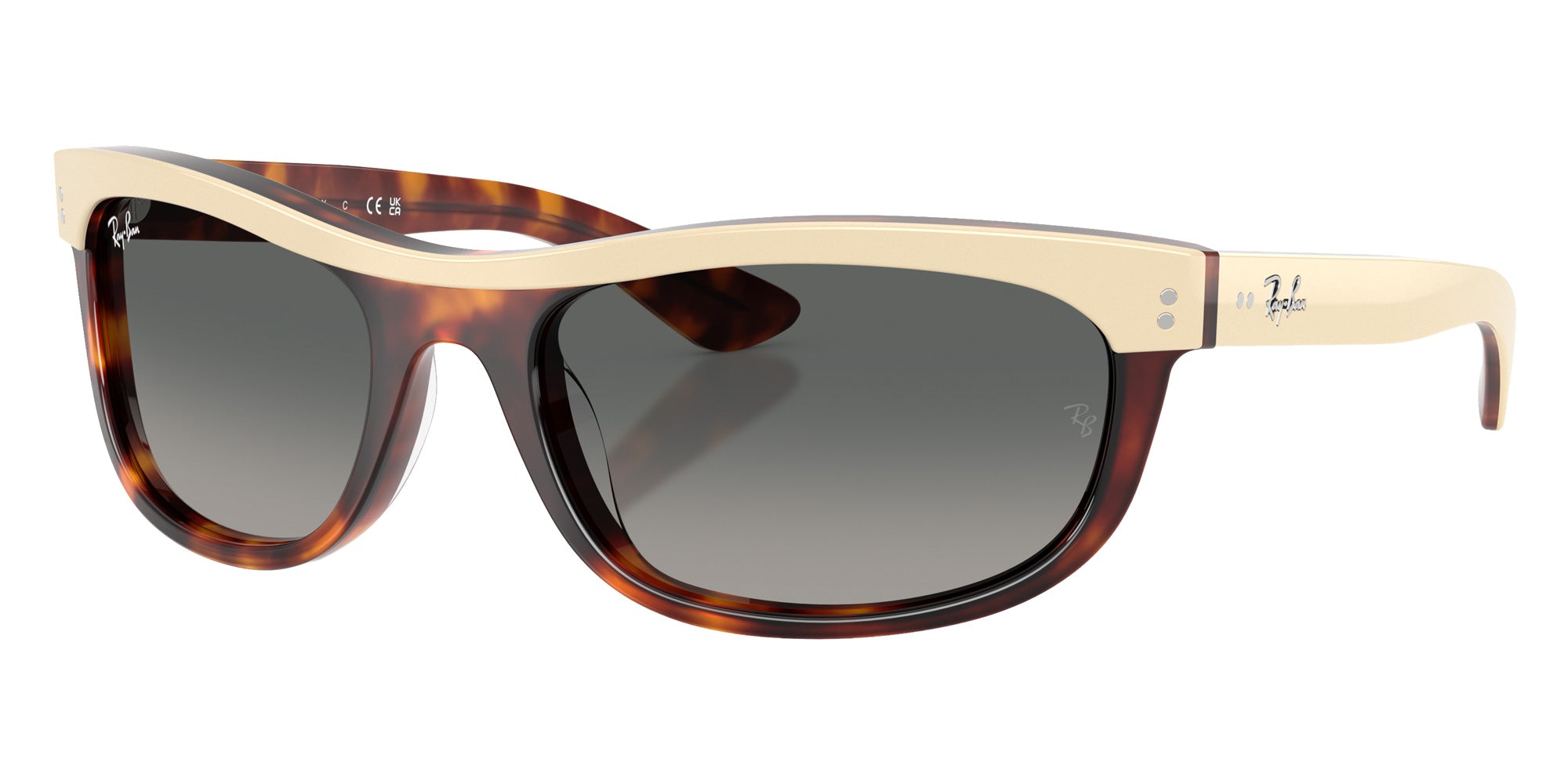 Ray-Ban RB2489 Balorama Street Neat 144371 62 - Beige Havana / Gradient Gray #id:rb2489144371_s:106105