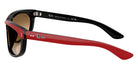 Ray-Ban RB2489 Balorama Street Neat 955/51 62 - Red on Black / Clear Gradient Brown #id:rb248995551_s:112110