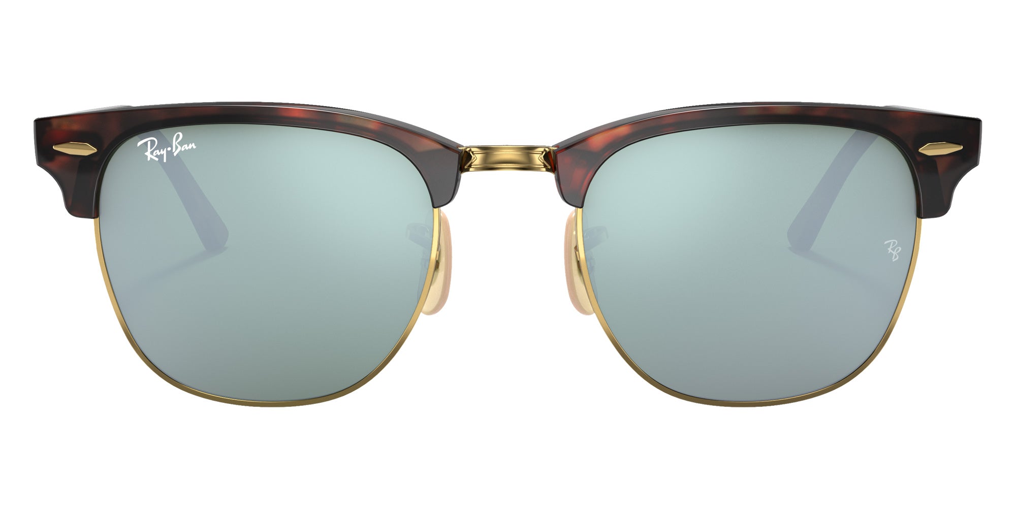 Ray-Ban RB3016 Clubmaster 114530 51 - Havana on Gold / Silver Flash Mirrored #id:rb3016114530_s:100100