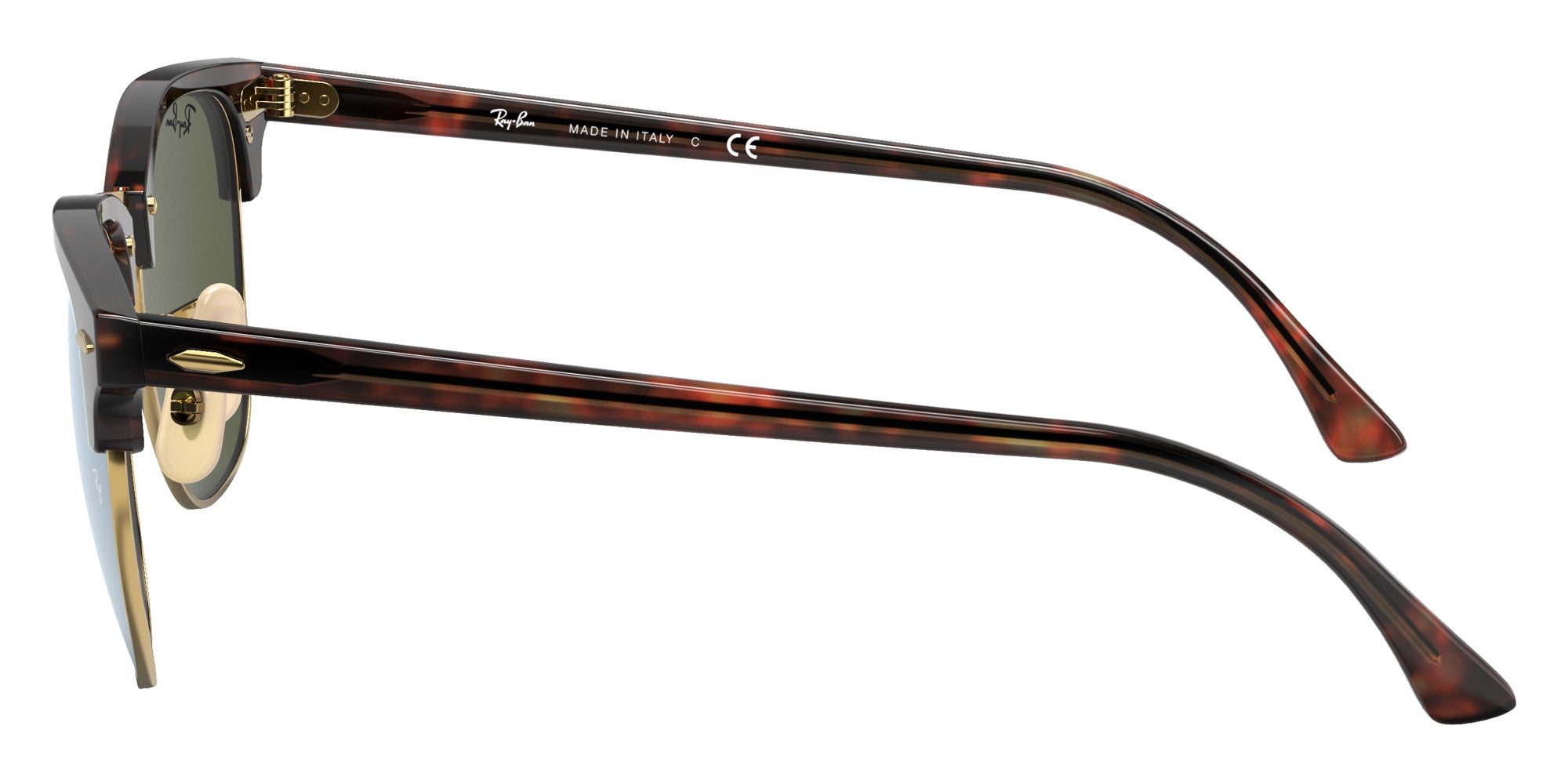 Ray-Ban RB3016 Clubmaster 114530 51 - Havana on Gold / Silver Flash Mirrored #id:rb3016114530_s:100110