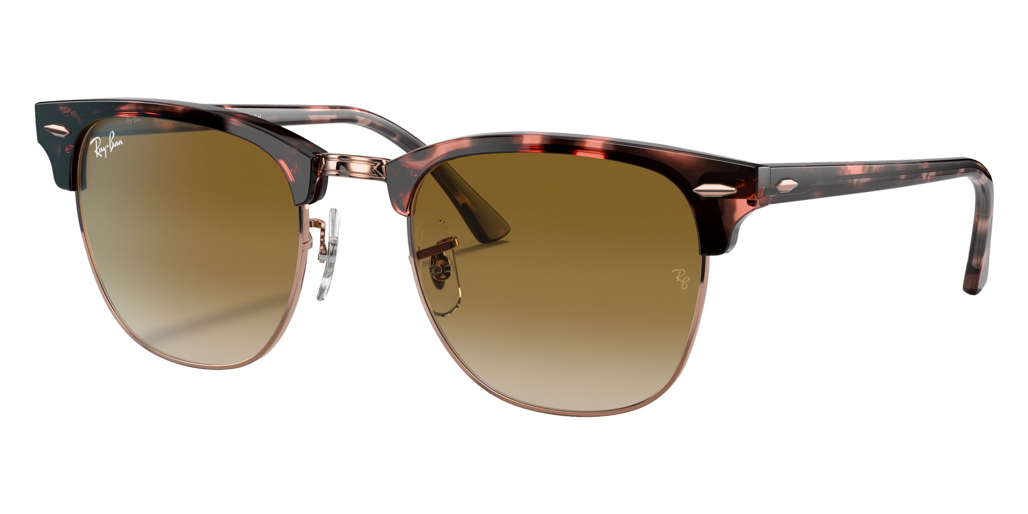 Ray-Ban RB3016 Clubmaster Fleck 133751 51 - Pink Havana #id:rb3016133751_s:102105