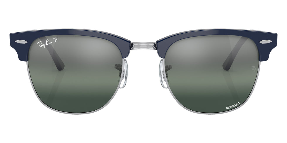 Ray-Ban RB3016 Clubmaster 1366G6 51 - Blue on Silver / Silver/Blue Polarized+ Mirrored #id:rb30161366g6_s:102100