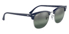 Ray-Ban RB3016 Clubmaster 1366G6 51 - Blue on Silver / Silver/Blue Polarized+ Mirrored #id:rb30161366g6_s:102120