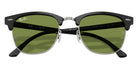 Ray-Ban RB3016 Clubmaster Classic 601S4E 51 - Matte Black on Black #id:rb3016601s4e_s:100125