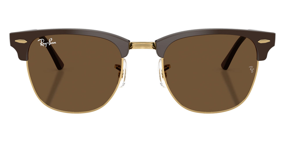 Ray-Ban RB3016 Clubmaster Classic 687853 51 - Brown & Gold #id:rb3016687853_s:102100
