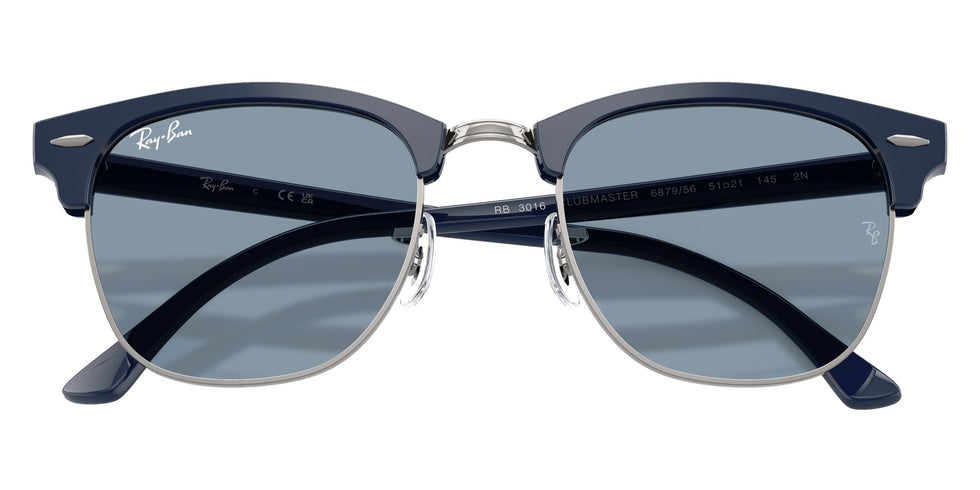 Ray-Ban RB3016 Clubmaster Classic 687956 51 - Blue & Gunmetal #id:rb3016687956_s:104125