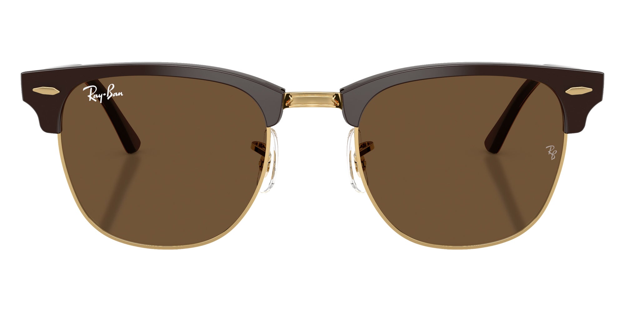 Ray-Ban RB3016F Clubmaster Classic 687853 55 - Brown & Gold #id:rb3016f687853_s:102100