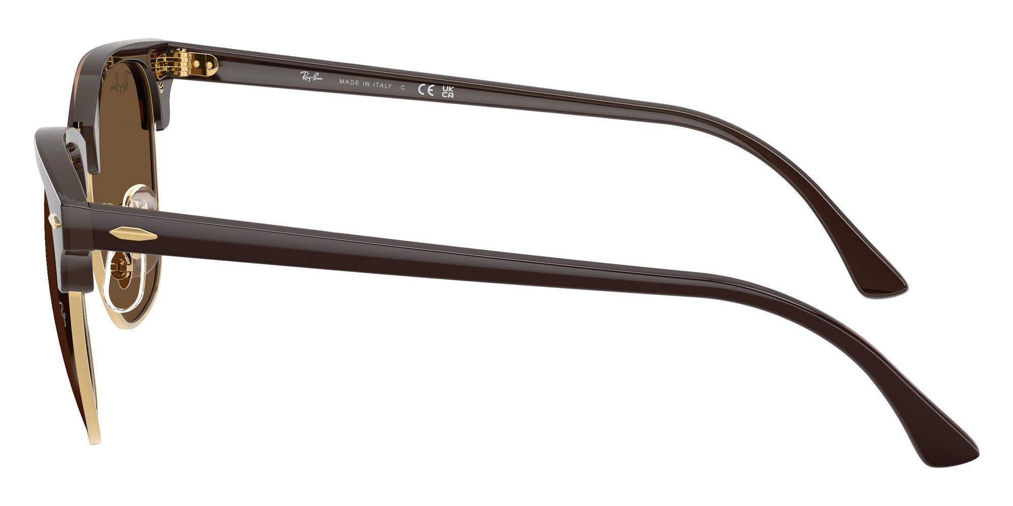 Ray-Ban RB3016F Clubmaster Classic 687853 55 - Brown & Gold #id:rb3016f687853_s:102110