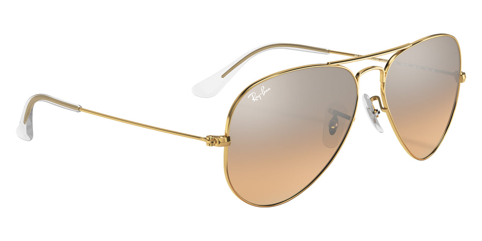 Ray-Ban RB3025 Aviator Gradient 001/3E 55 - Arista Gold / Silver/Pink Mirrored #id:rb30250013e_s:100120
