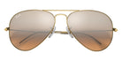 Ray-Ban RB3025 Aviator Gradient 001/3E 55 - Arista Gold / Silver/Pink Mirrored #id:rb30250013e_s:100125