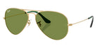 Ray-Ban RB3025 Aviator Large Metal 001/4E 58 - Arista Gold / Green #id:rb30250014e_s:100105