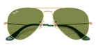 Ray-Ban RB3025 Aviator Large Metal 001/4E 58 - Arista Gold / Green #id:rb30250014e_s:100125