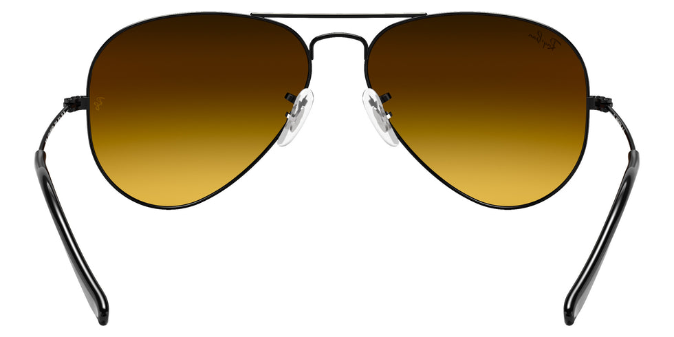 Ray-Ban RB3025 Aviator Flash Lenses Gradient 002/4O 55 - Black / Blue Flash Mirrored #id:rb30250024o_s:100115