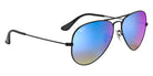 Ray-Ban RB3025 Aviator Flash Lenses Gradient 002/4O 55 - Black / Blue Flash Mirrored #id:rb30250024o_s:100120