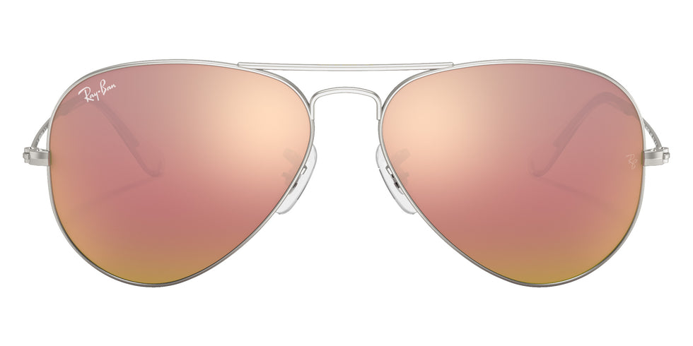 Ray-Ban RB3025 Aviator Flash Lenses 019/Z2 55 - Silver / Copper Flash Mirrored #id:rb3025019z2_s:100100