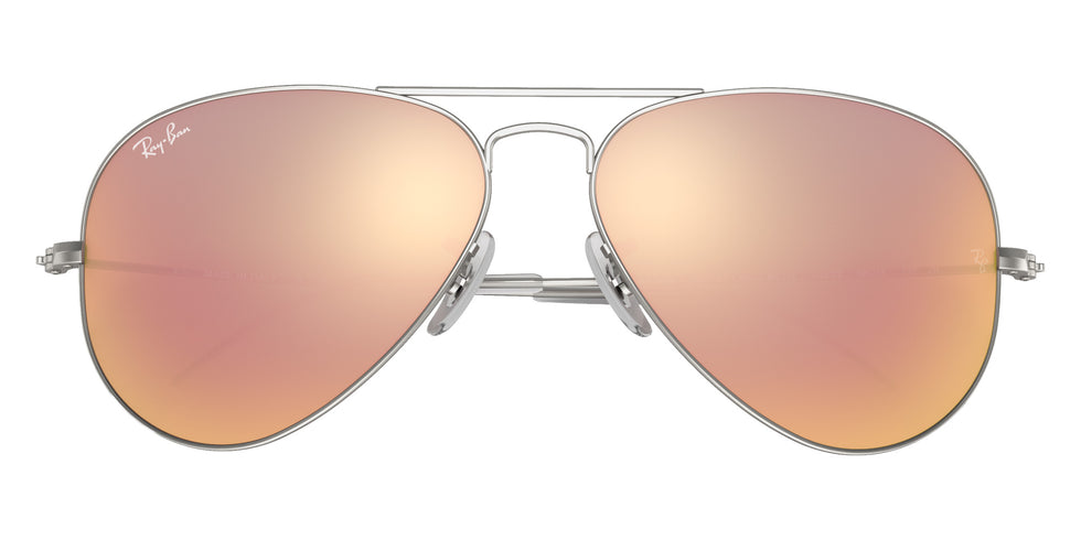 Ray-Ban RB3025 Aviator Flash Lenses 019/Z2 55 - Silver / Copper Flash Mirrored #id:rb3025019z2_s:100125