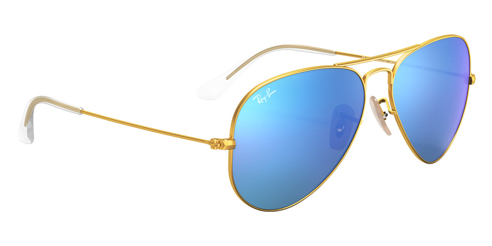 Ray-Ban RB3025 Aviator Flash Lenses 112/17 62 - Gold / Blue Flash Mirrored #id:rb302511217_s:104120