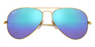 Ray-Ban RB3025 Aviator Flash Lenses 112/17 62 - Gold / Blue Flash Mirrored #id:rb302511217_s:104125