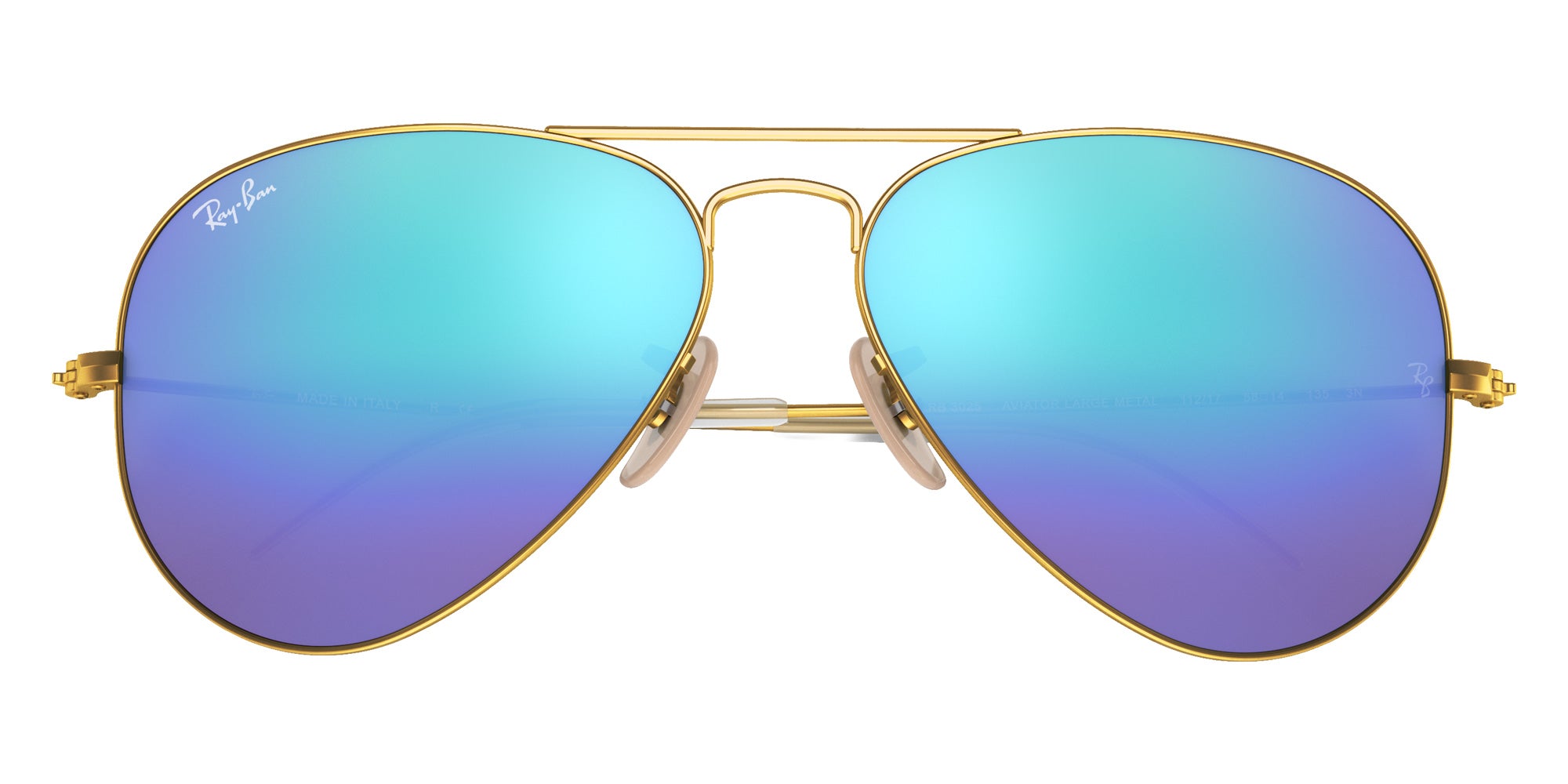Ray-Ban RB3025 Aviator Flash Lenses 112/17 62 - Gold / Blue Flash Mirrored #id:rb302511217_s:104125
