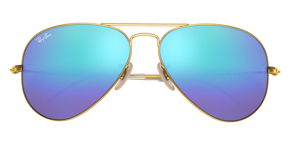 Ray-Ban RB3025 Aviator Flash Lenses 112/17 62 - Gold / Blue Flash Mirrored #id:rb302511217_s:104125