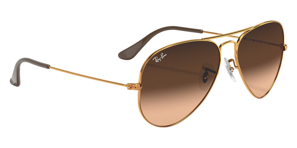 Ray-Ban RB3025 Aviator Gradient 9001A5 55 - Light Brown / Pink/Brown #id:rb30259001a5_s:104120