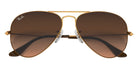 Ray-Ban RB3025 Aviator Gradient 9001A5 55 - Light Brown / Pink/Brown #id:rb30259001a5_s:104125