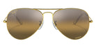 Ray-Ban RB3025 Aviator Chromance 9196G5 62 - Gold / Silver/Brown Mirrored Polarized #id:rb30259196g5_s:102100