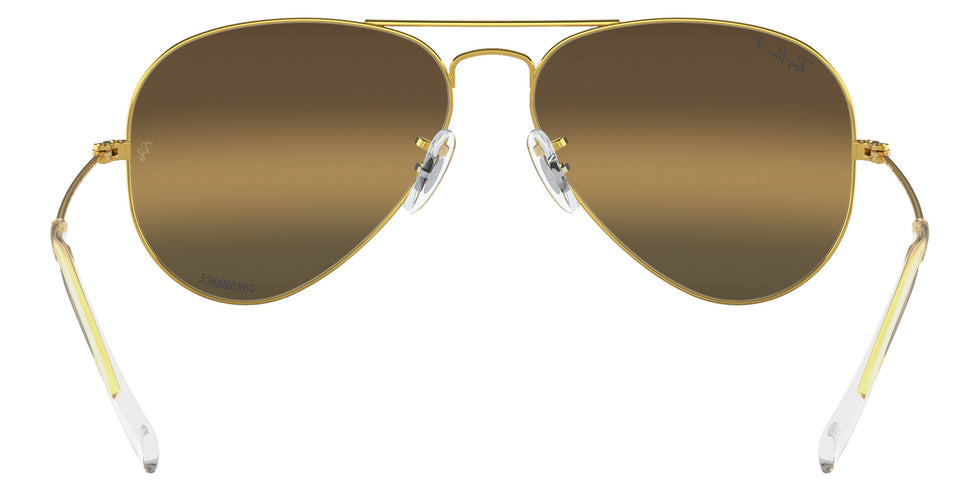 Ray-Ban RB3025 Aviator Chromance 9196G5 62 - Gold / Silver/Brown Mirrored Polarized #id:rb30259196g5_s:102115