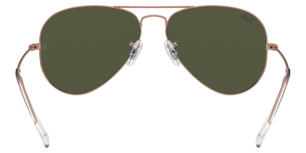 Ray-Ban RB3025 Aviator Rose Gold 920231 55 - Rose Gold / Green #id:rb3025920231_s:100115