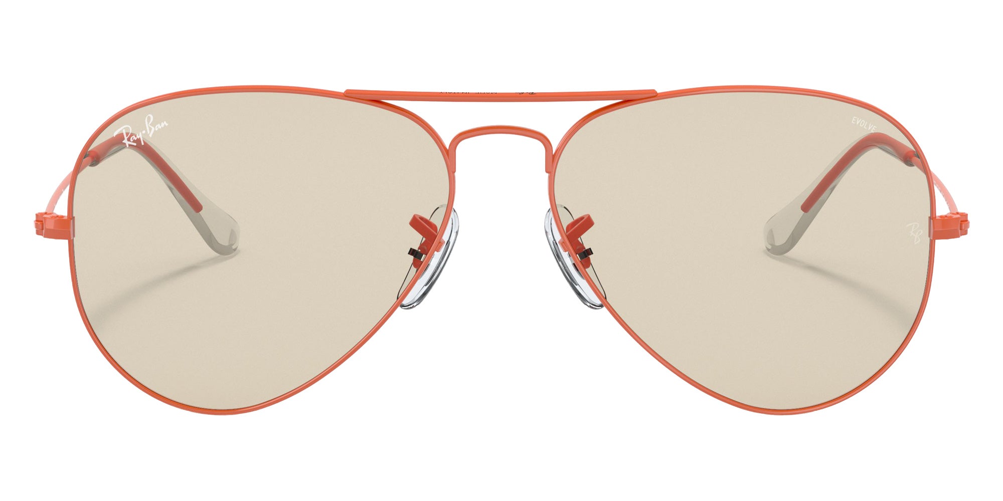 Ray-Ban RB3025 Aviator Solid Evolve 9221T2 58 - Red / Light Brown/Gray Evolve Photochromic #id:rb30259221t2_s:100100