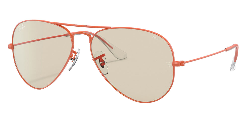 Ray-Ban RB3025 Aviator Solid Evolve 9221T2 58 - Red / Light Brown/Gray Evolve Photochromic #id:rb30259221t2_s:100105