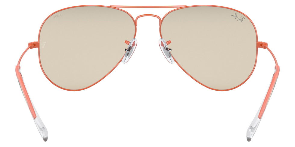 Ray-Ban RB3025 Aviator Solid Evolve 9221T2 58 - Red / Light Brown/Gray Evolve Photochromic #id:rb30259221t2_s:100115