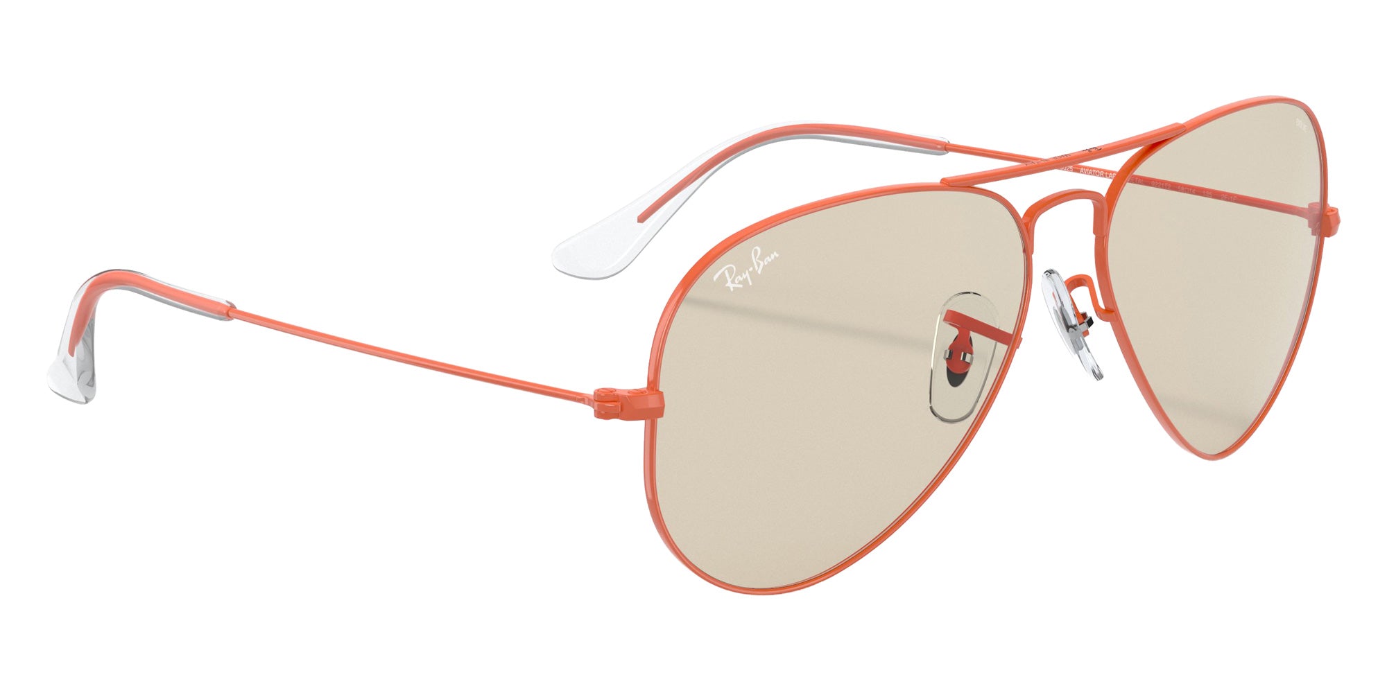 Ray-Ban RB3025 Aviator Solid Evolve 9221T2 58 - Red / Light Brown/Gray Evolve Photochromic #id:rb30259221t2_s:100120