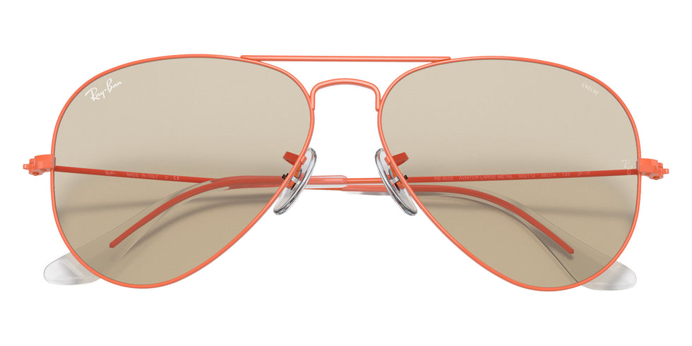 Ray-Ban RB3025 Aviator Solid Evolve 9221T2 58 - Red / Light Brown/Gray Evolve Photochromic #id:rb30259221t2_s:100130