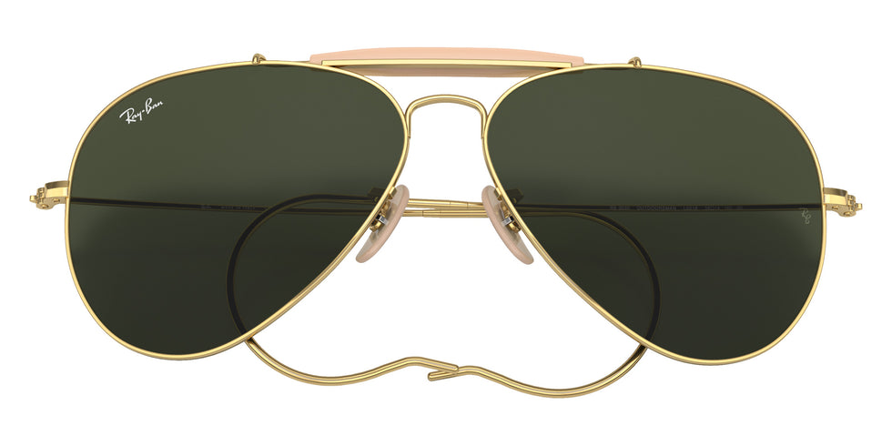 Ray-Ban RB3030 Outdoorsman L0216 58 - Arista Gold / G-15 Green #id:rb3030l0216_s:100125