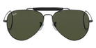 Ray-Ban RB3030 Outdoorsman L9500 58 - Black / G-15 Green #id:rb3030l9500_s:102100