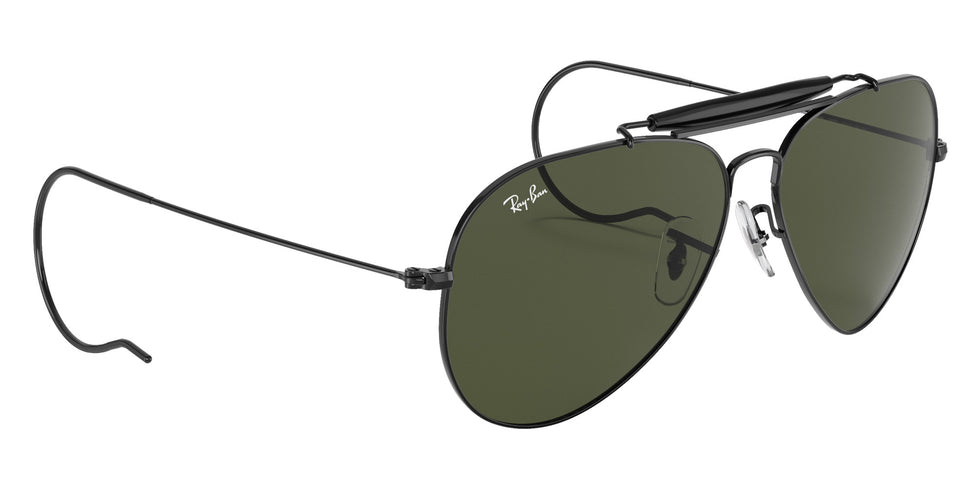 Ray-Ban RB3030 Outdoorsman L9500 58 - Black / G-15 Green #id:rb3030l9500_s:102120
