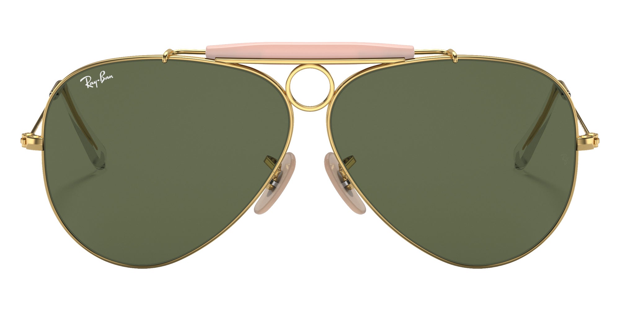 Ray-Ban RB3138 Shooter 001 58 - Arista Gold / G-15 Green #id:rb3138001_s:100100
