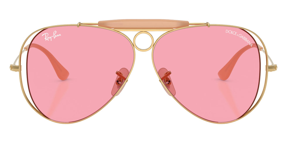 Ray-Ban RB3138M The Shooter by DOLCE&GABBANA 001/84 54 - Arista Gold #id:rb3138m00184_s:116100