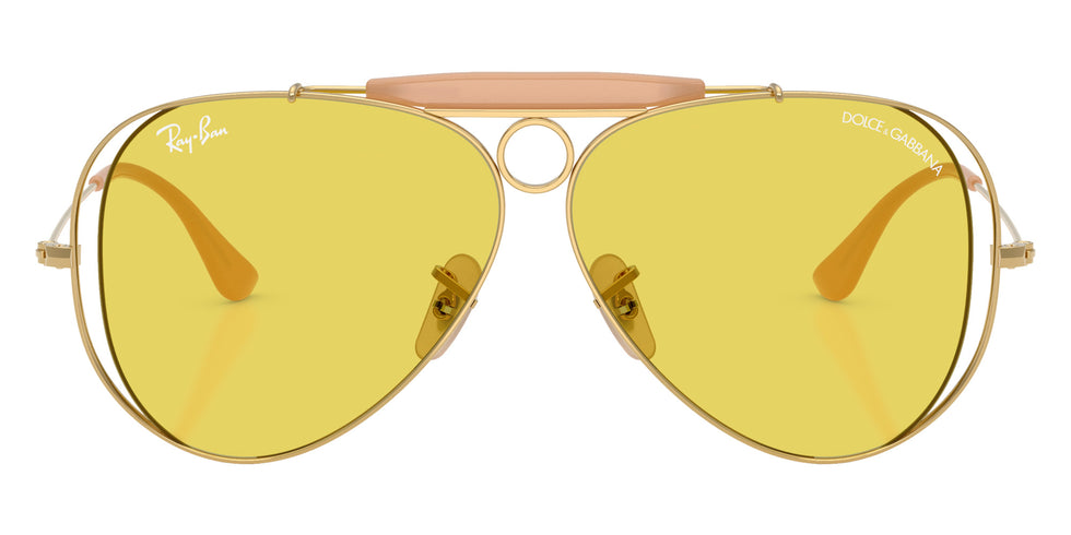 Ray-Ban RB3138M The Shooter by DOLCE&GABBANA 001/85 54 - Arista Gold #id:rb3138m00185_s:120100