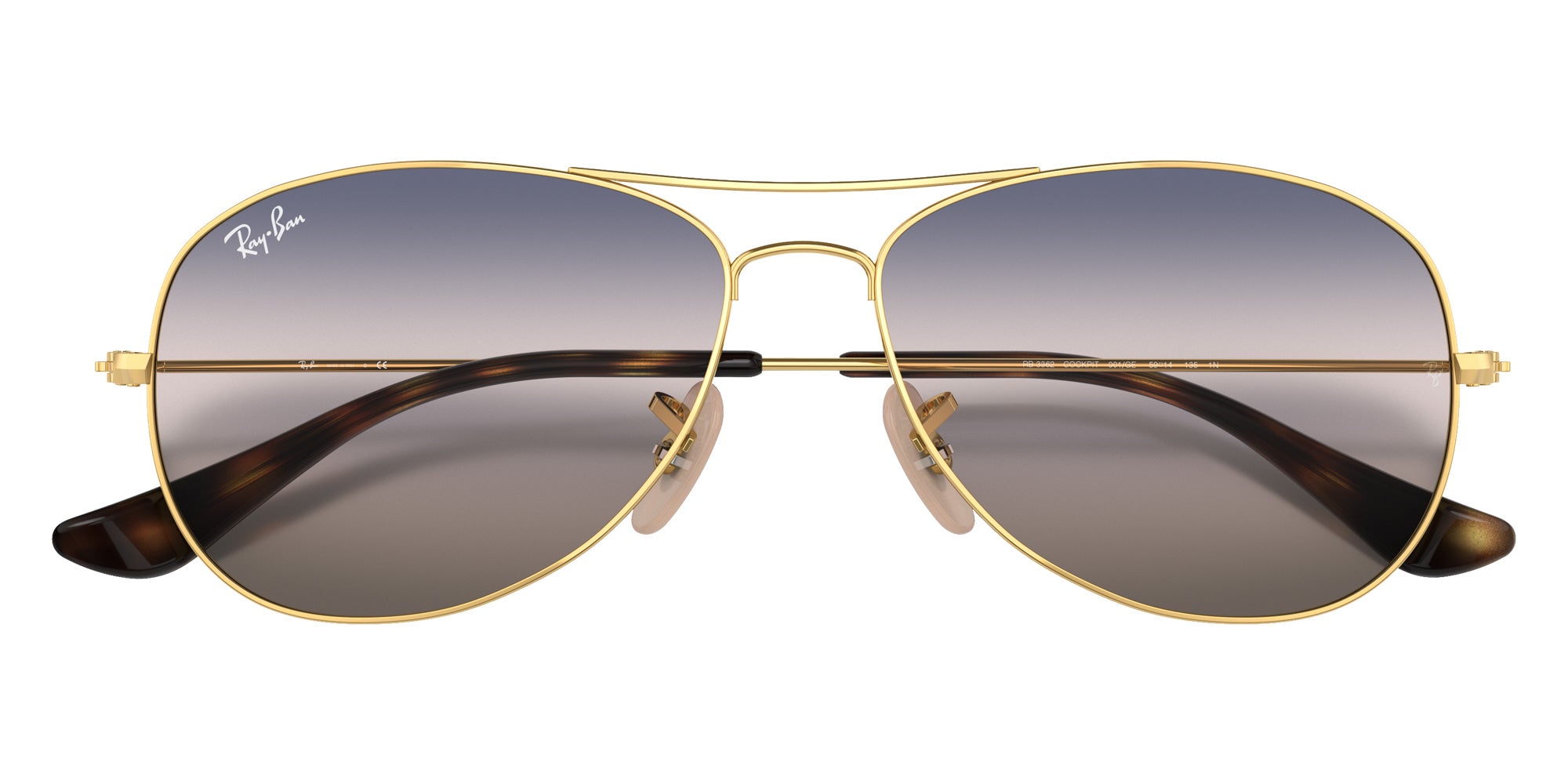 Ray-Ban RB3362 Cockpit Bi-Gradient 001/GE 59 - Arista Gold / Pink/Blue Gradient #id:rb3362001ge_s:100125