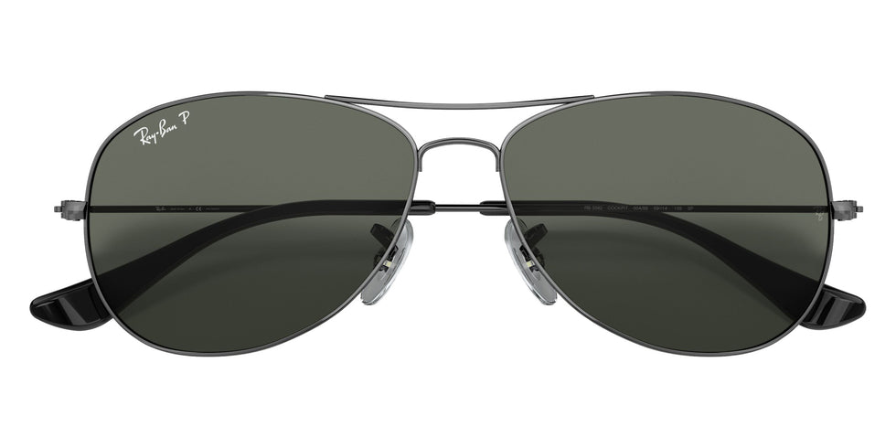 Ray-Ban RB3362 Cockpit 004/58 59 - Gunmetal / G-15 Green Polarized #id:rb336200458_s:100125