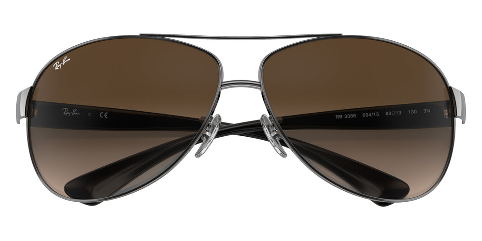 Ray-Ban RB3386 004/13 67 - Gunmetal / Brown Gradient #id:rb338600413_s:102125