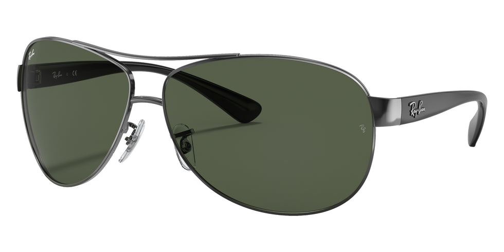 Ray-Ban RB3386 004/71 67 - Gunmetal / Dark Green #id:rb338600471_s:104105