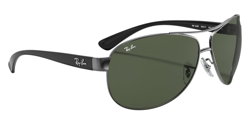 Ray-Ban RB3386 004/71 67 - Gunmetal / Dark Green #id:rb338600471_s:104120